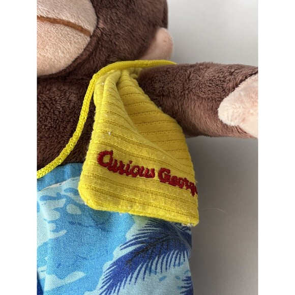 🏖️ Gund Curious George Monkey Plush Stuffed Toy Universal Studios Swim Beach - Picture 9 of 9